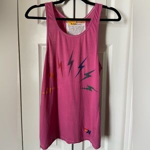 Aviator Nation Women’s S Pink Tank Top